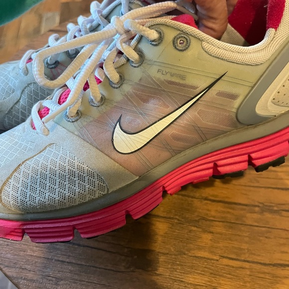 Nike Lunarglide 2 Womens Sneakers Size 8 Gray/White/Pink - Picture 2 of 16